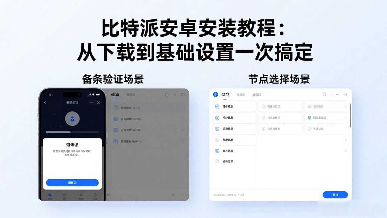 比特派安卓安装教程：从下载到基础设置一次搞定
