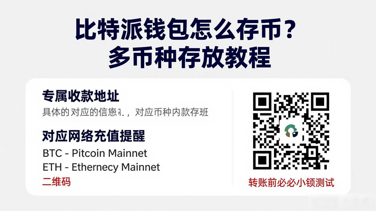 比特派钱包怎么存币？多币种存放教程
