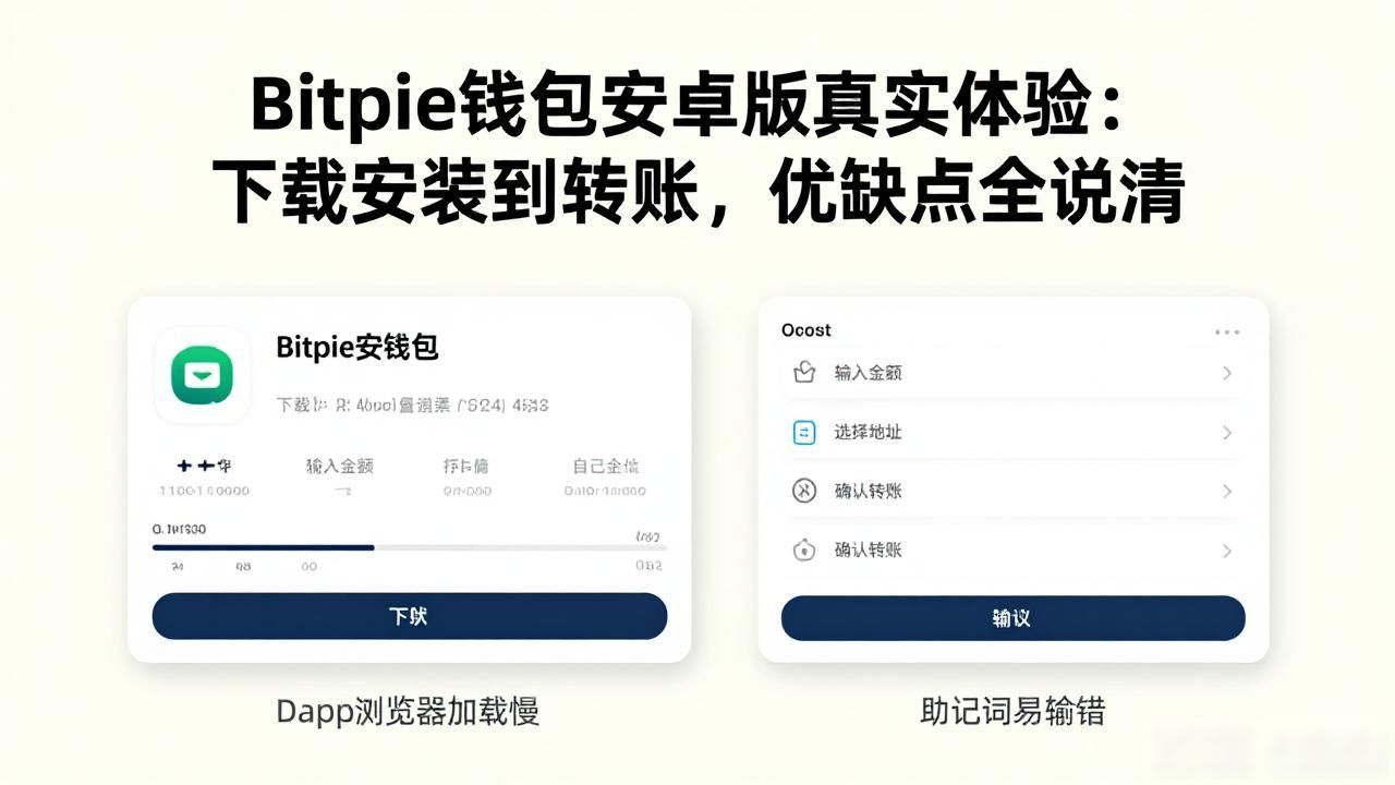 Bitpie钱包安卓版真实体验：下载安装到转账，优缺点全说清