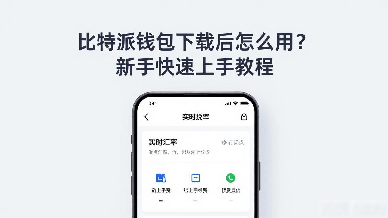 比特派钱包下载后怎么用？新手快速上手教程