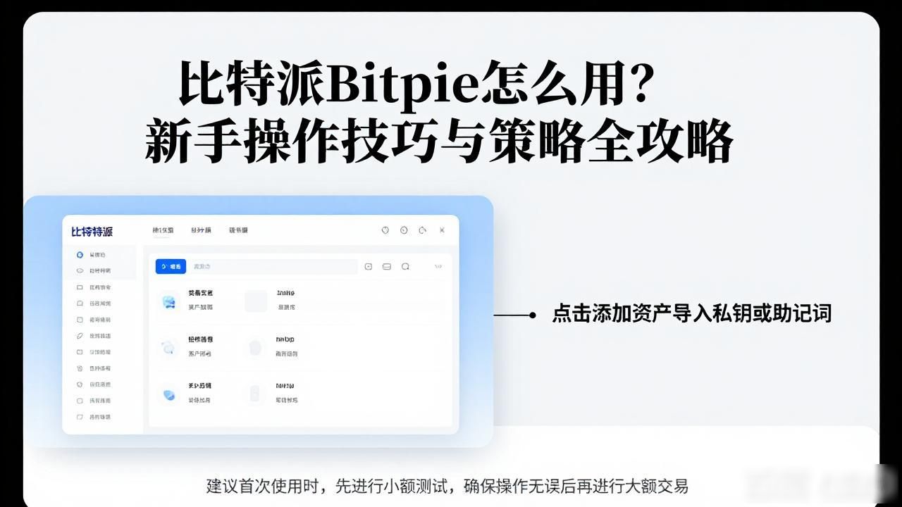 比特派Bitpie怎么用？新手操作技巧与策略全攻略