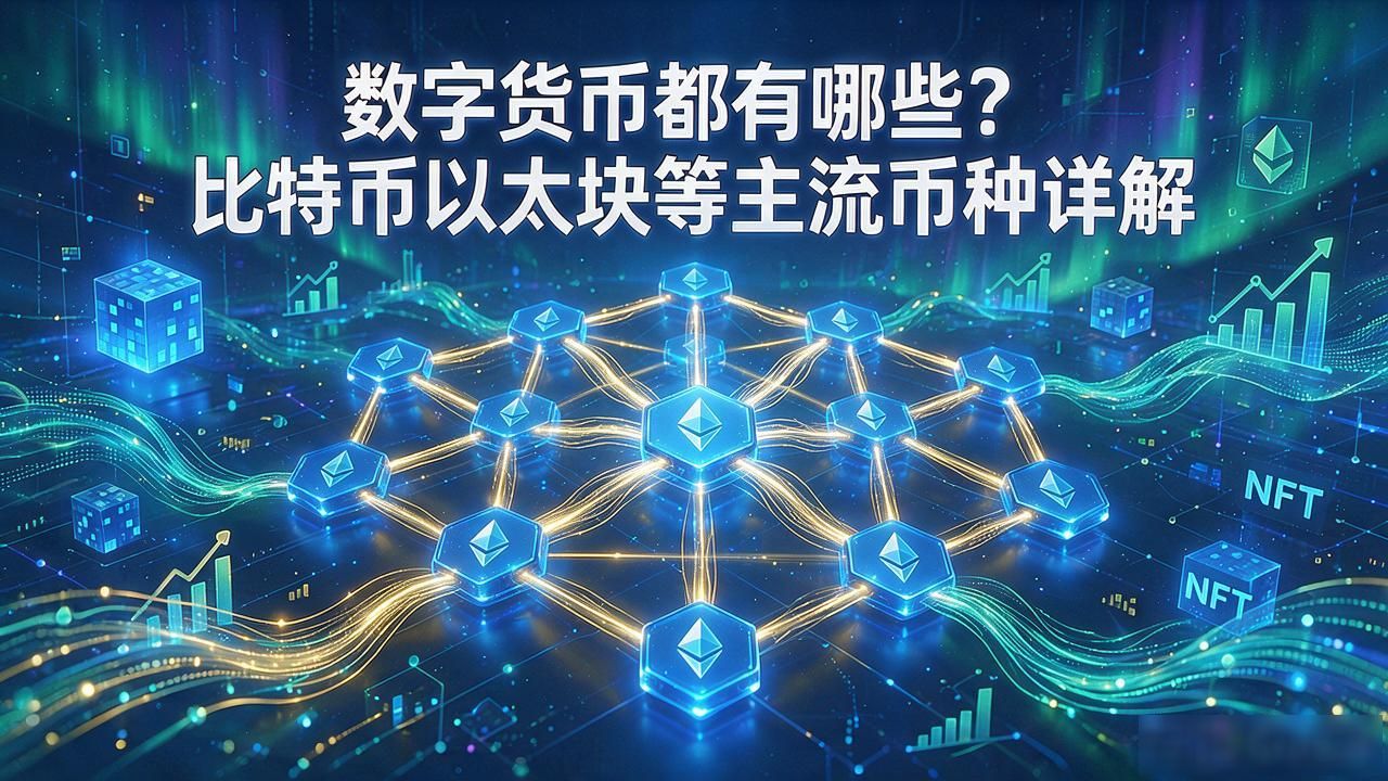 数字货币都有哪些？比特币以太坊等主流币种详解