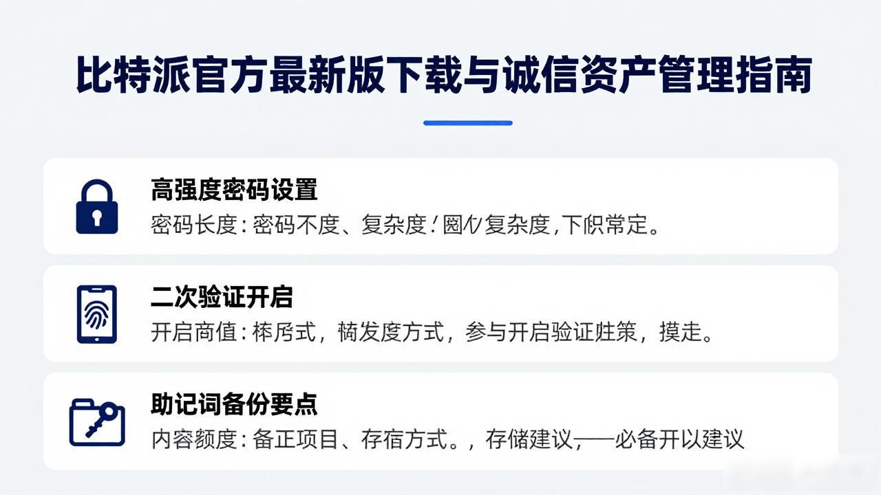 比特派官方最新版下载与诚信资产管理指南