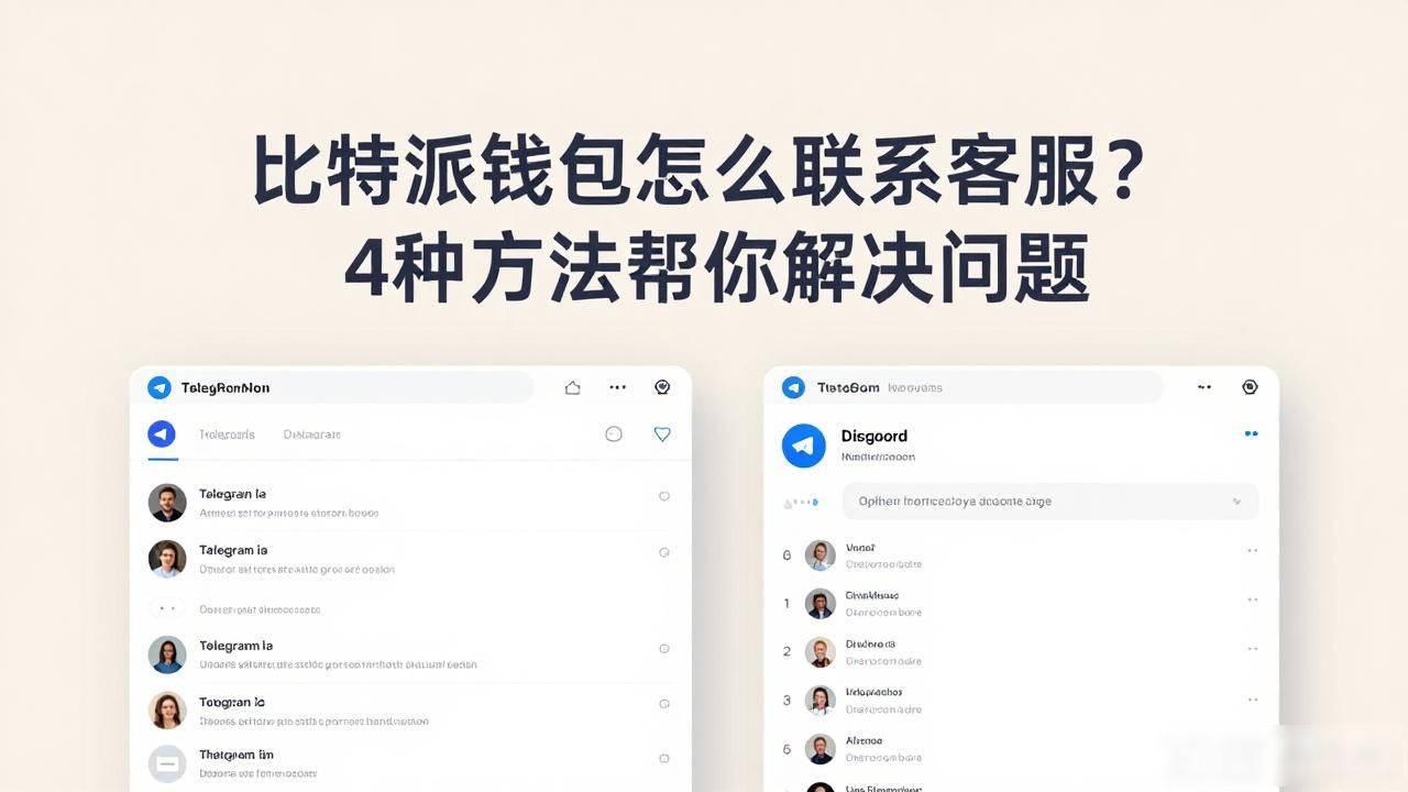 比特派钱包怎么联系客服？4种方法帮你解决问题