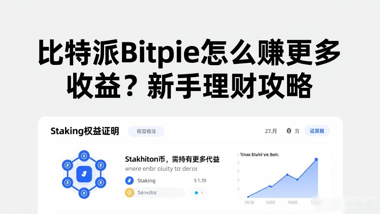 比特派Bitpie怎么赚更多收益？新手理财攻略