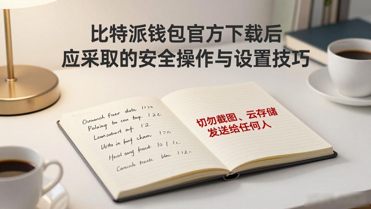 比特派钱包官方下载后应采取的安全操作与设置技巧