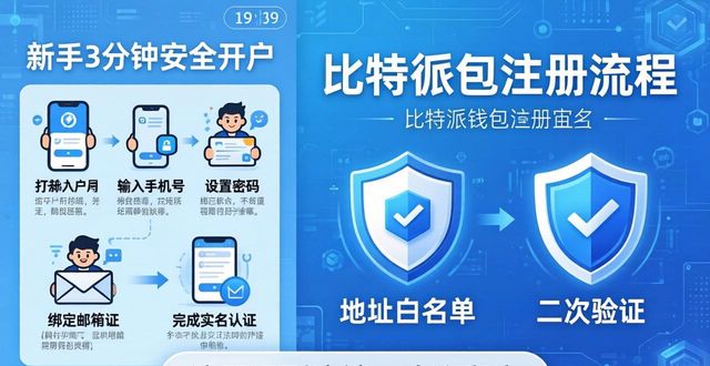 比特派钱包注册流程：新手3分钟安全开户