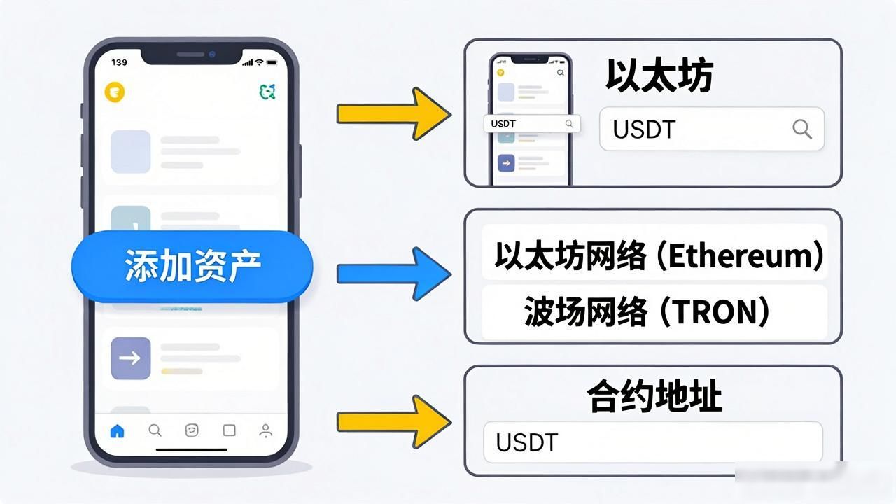 新手必看：比特派钱包添加资产超简单教程
