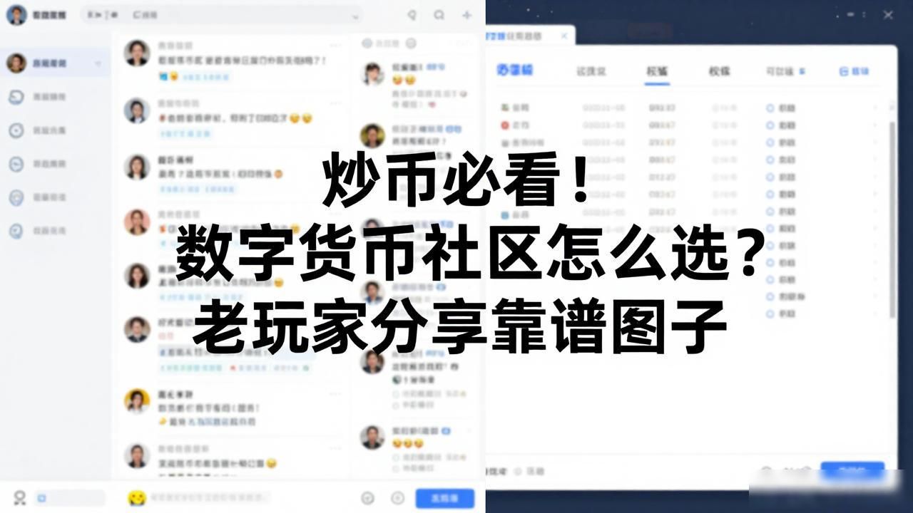 炒币必看！数字货币社区怎么选？老玩家分享靠谱圈子