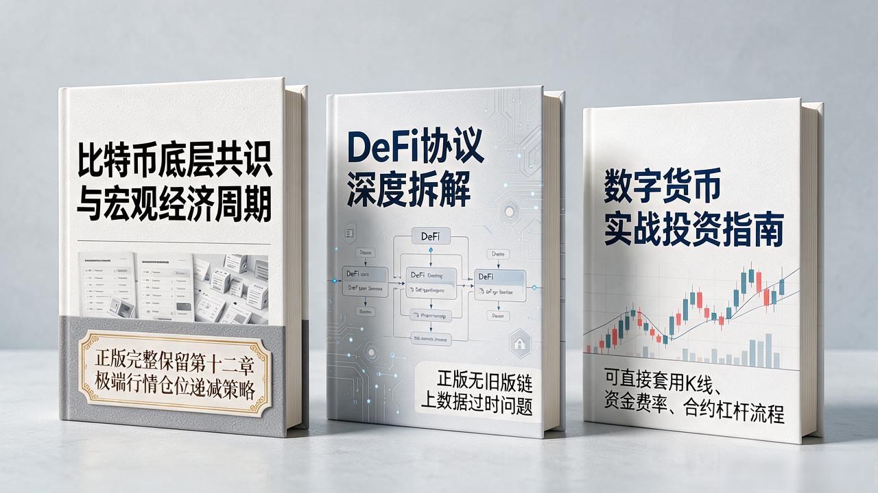 数字货币投资书认准正版，这三本翻完比币圈大V喊单靠谱