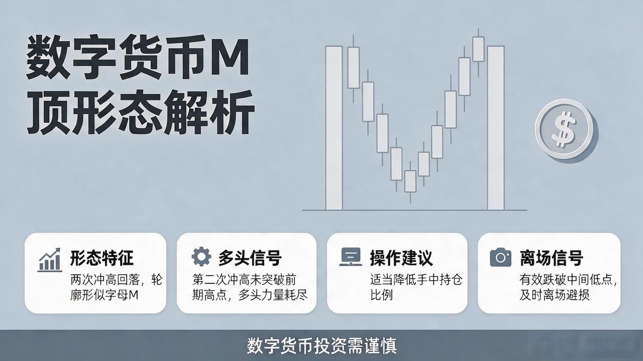 数字货币K线图形态图：看懂这些常见形态轻松找买卖点