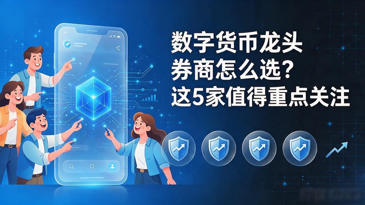 数字货币龙头券商怎么选？这5家值得重点关注