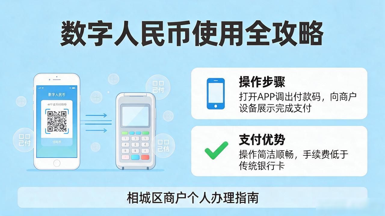 相城区数字人民币怎么用？商户个人办理全攻略
