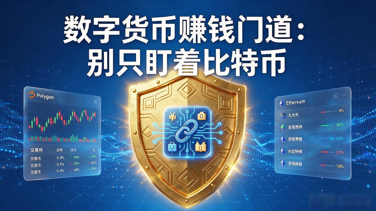 数字货币赚钱门道：别只盯着比特币