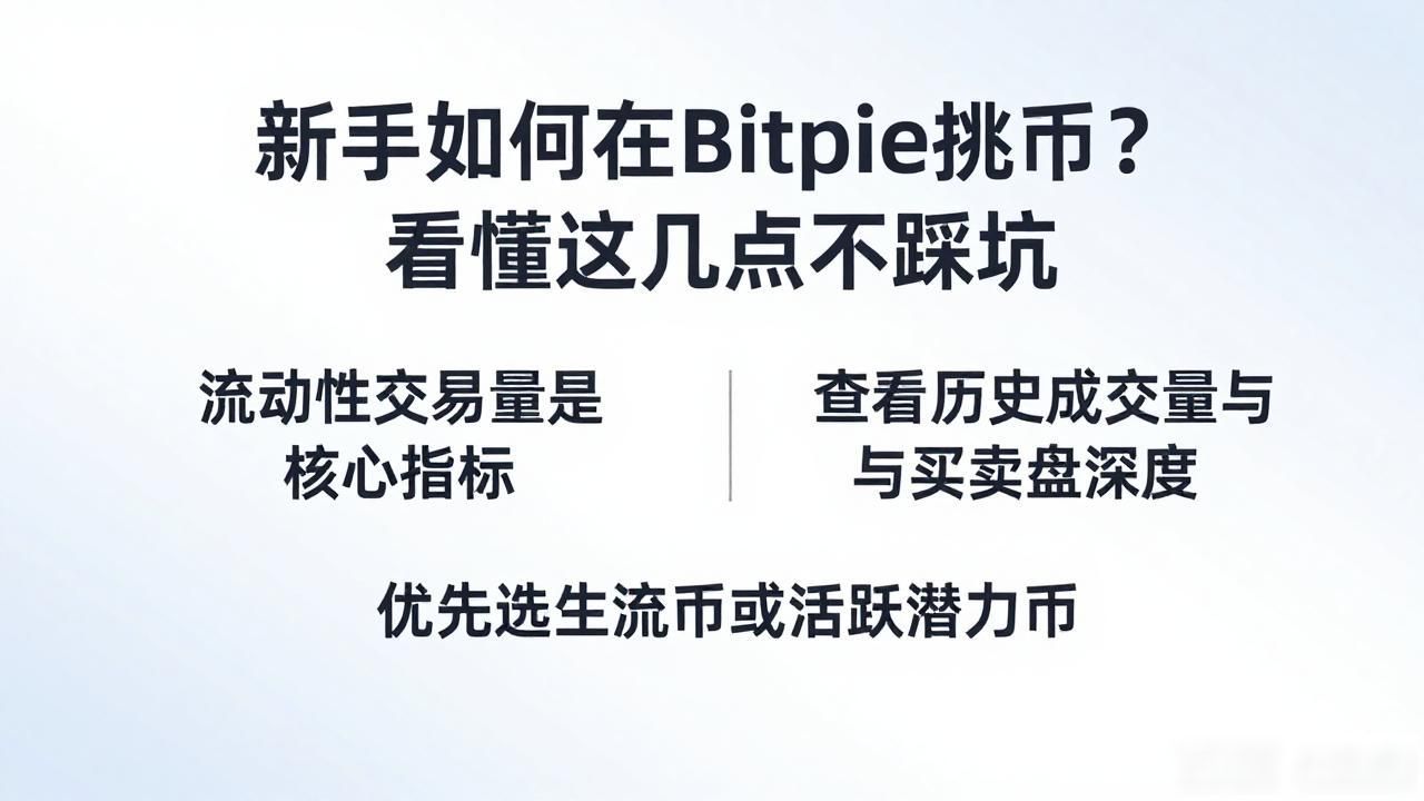 新手如何在Bitpie挑币？看懂这几点不踩坑