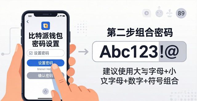 手机比特派钱包密码设置三步搞定