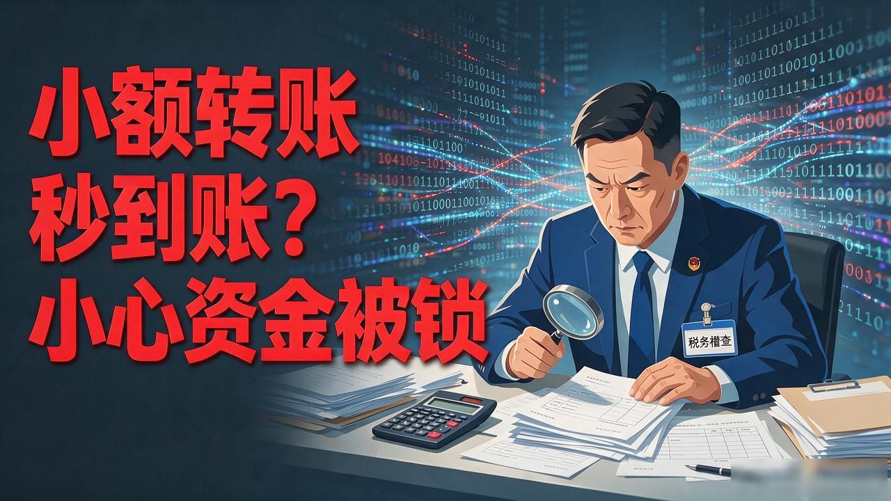 小额转账秒到账？小心资金被锁