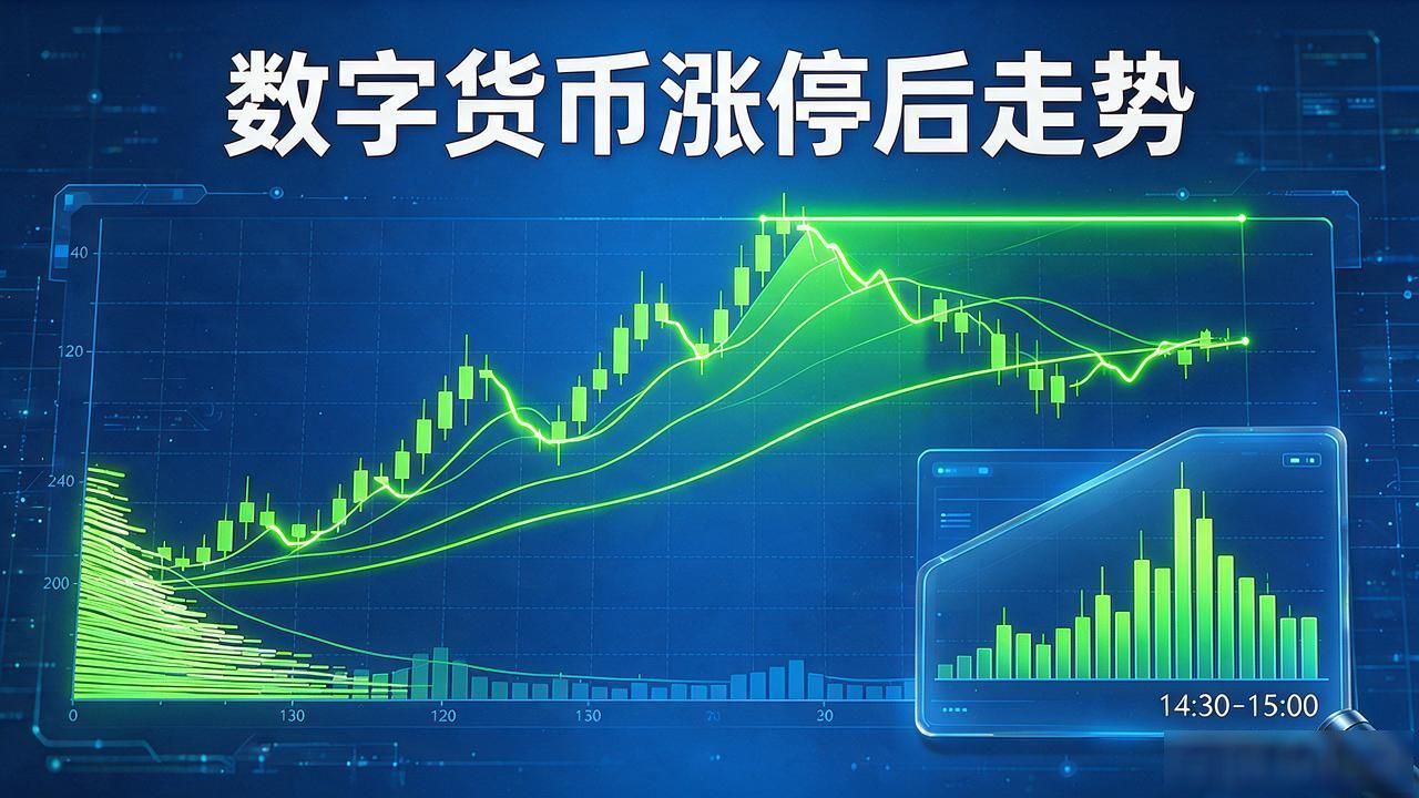 数字货币涨停后走势