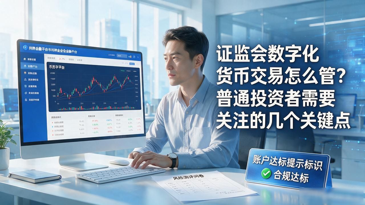 证监会数字化货币交易怎么管？普通投资者需要关注的几个关键点
