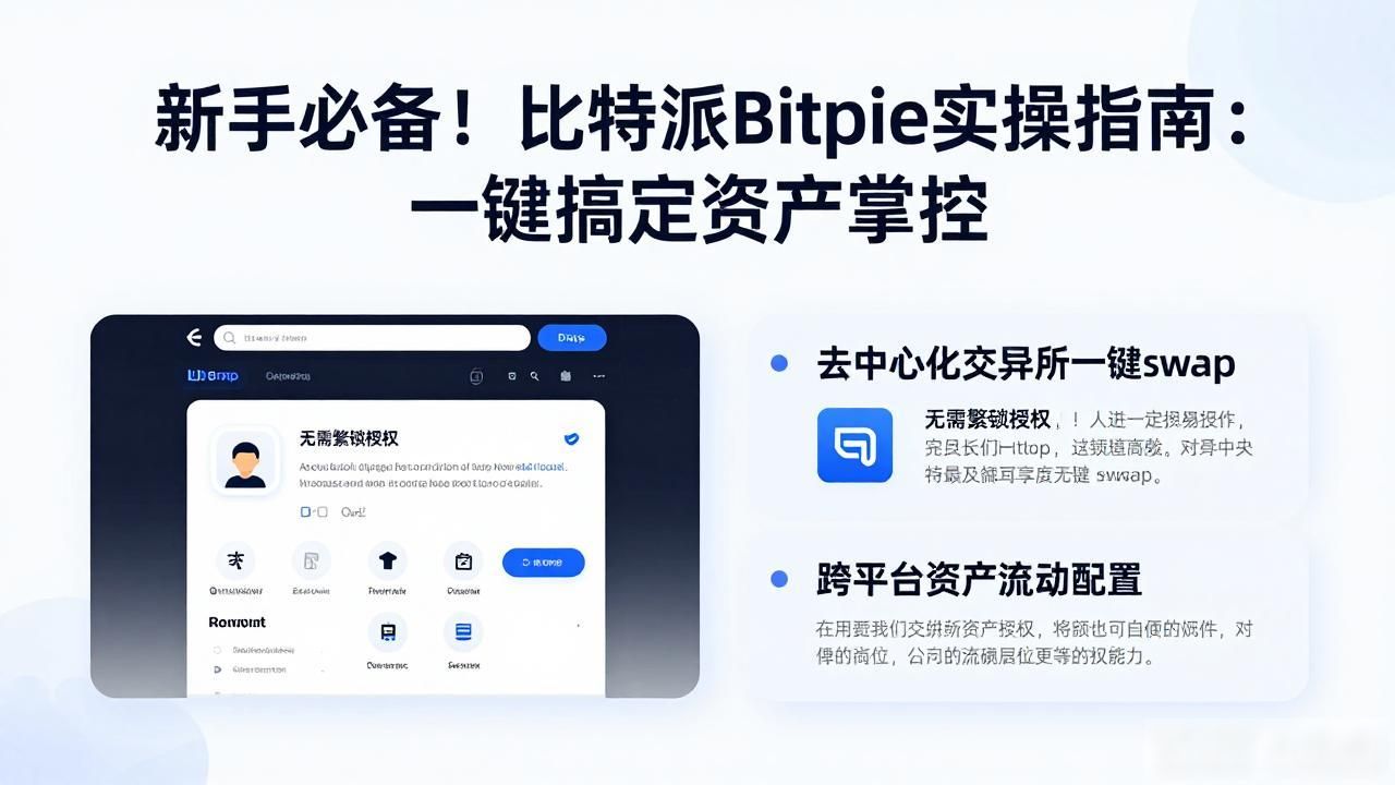 新手必备！比特派Bitpie实操指南：一键搞定资产掌控