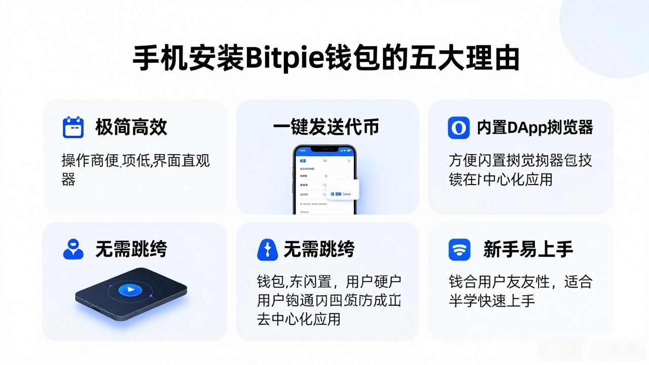 手机安装Bitpie钱包的五大理由