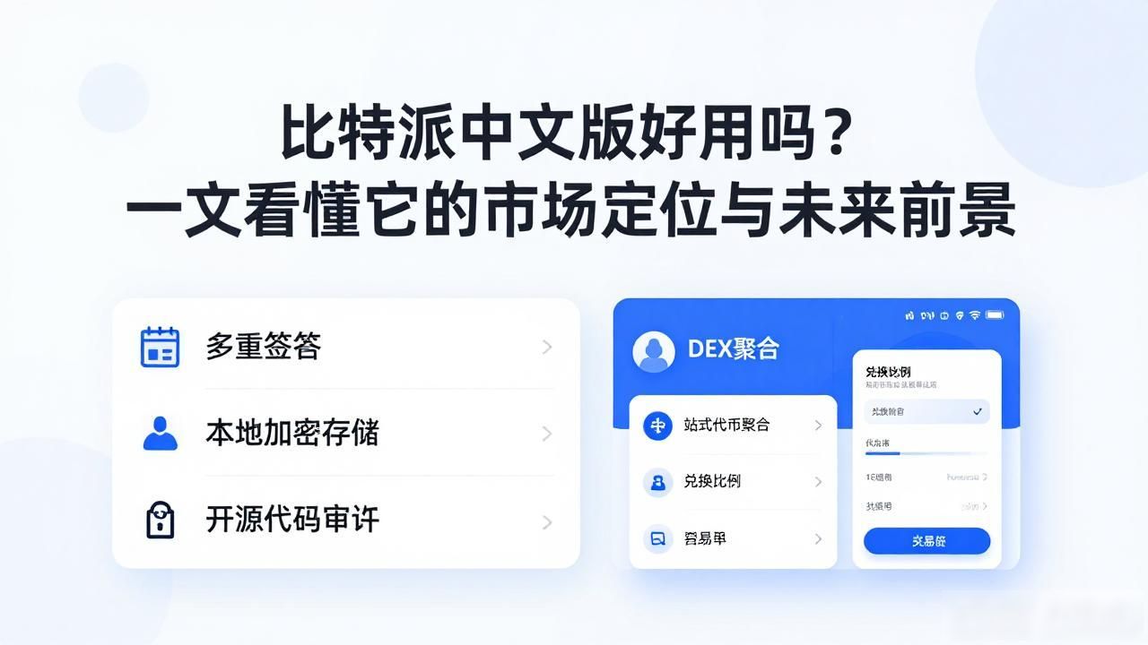 比特派中文版好用吗？一文看懂它的市场定位与未来前景