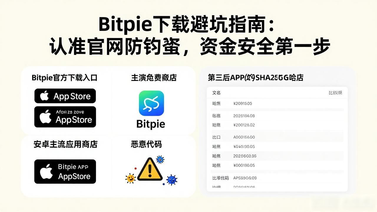 Bitpie下载避坑指南：认准官网防钓鱼，资金安全第一步