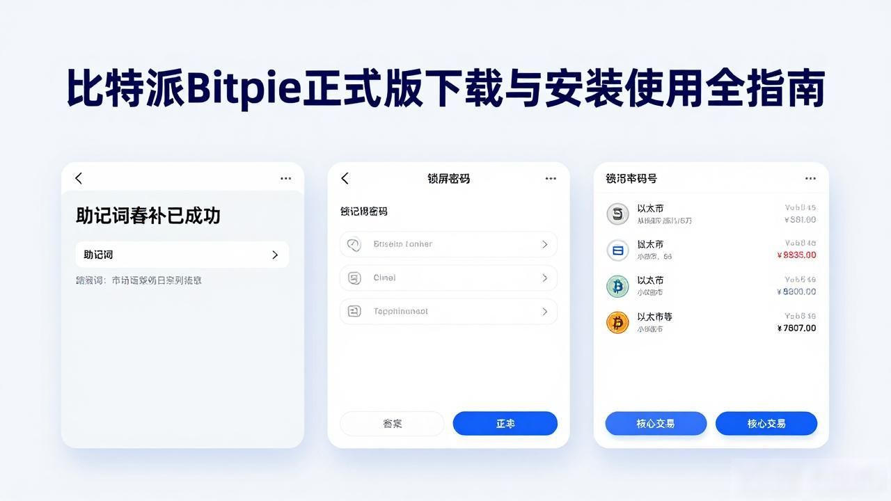 比特派Bitpie正式版下载与安装使用全指南