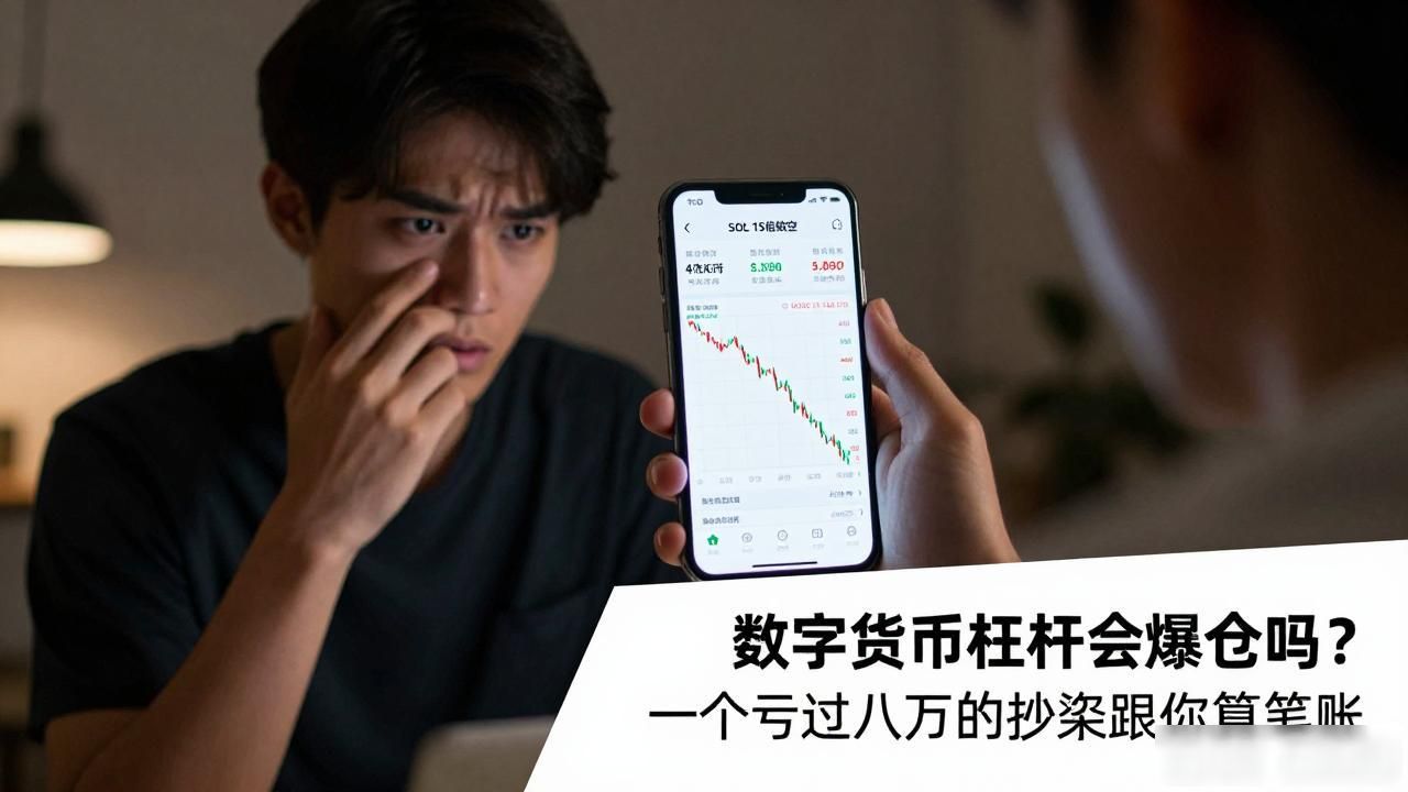 数字货币杠杆会爆仓吗？一个亏过八万的散户跟你算笔账