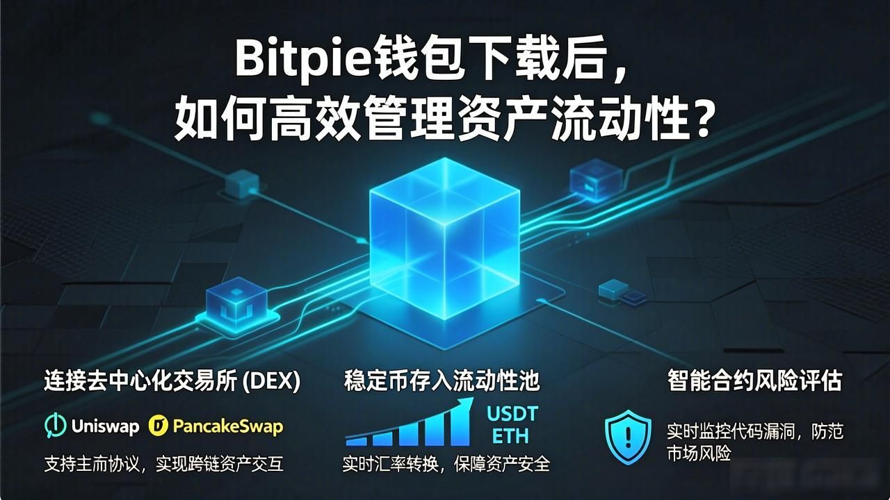 Bitpie钱包下载后，如何高效管理资产流动性？