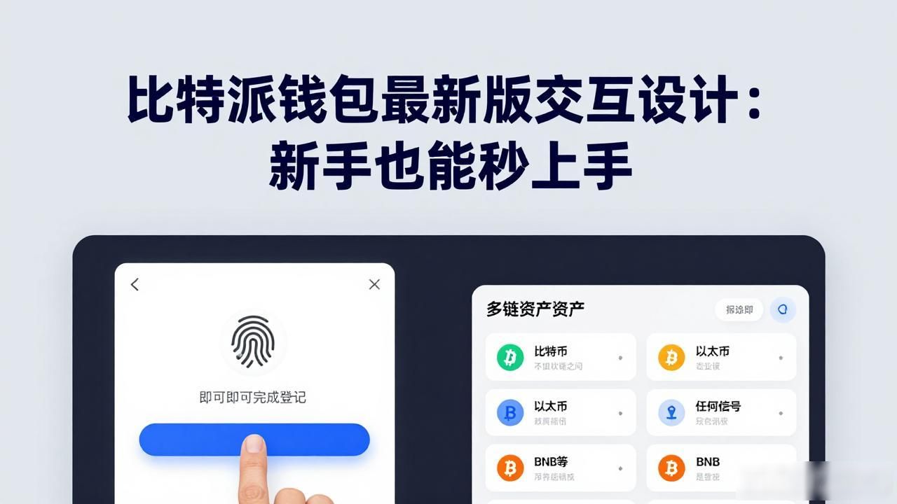 比特派钱包最新版交互设计：新手也能秒上手