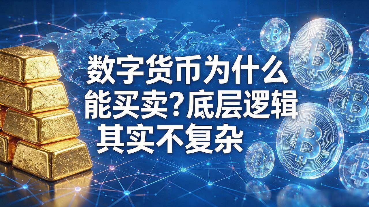 数字货币为什么能买卖？底层逻辑其实不复杂