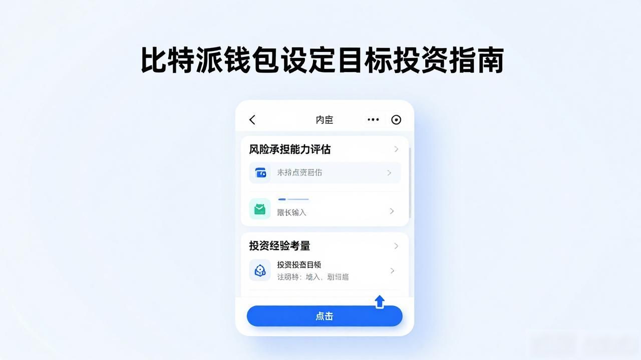 比特派钱包设定目标投资指南
