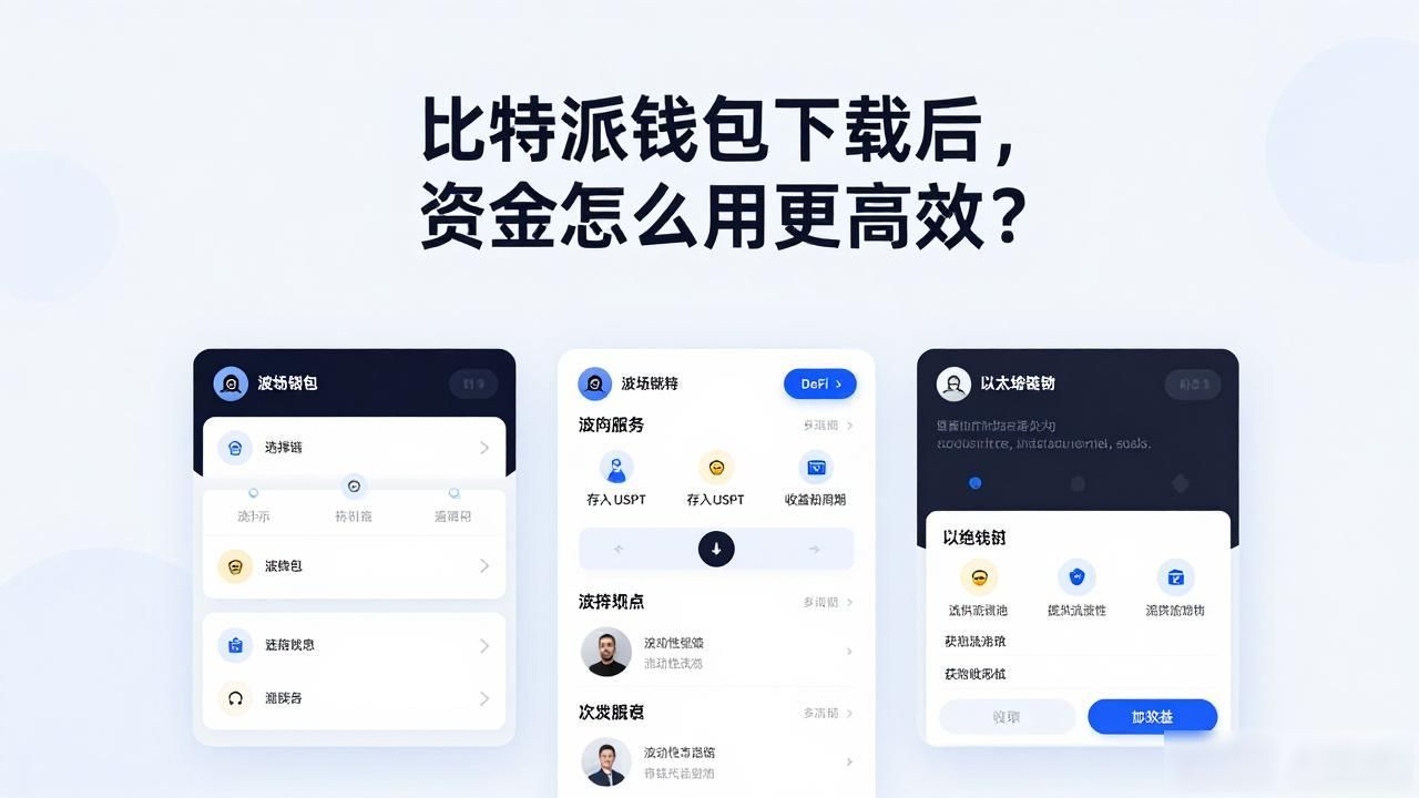 比特派钱包下载后，资金怎么用更高效？