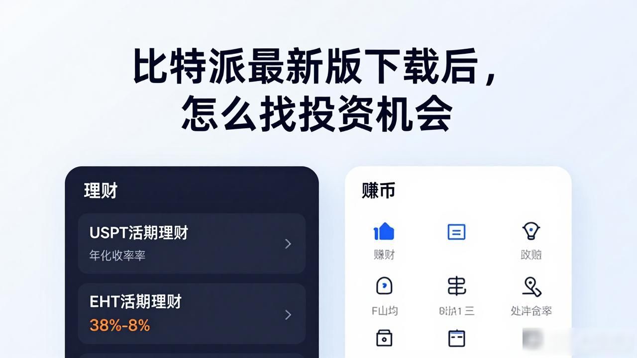 比特派最新版下载后，怎么找投资机会