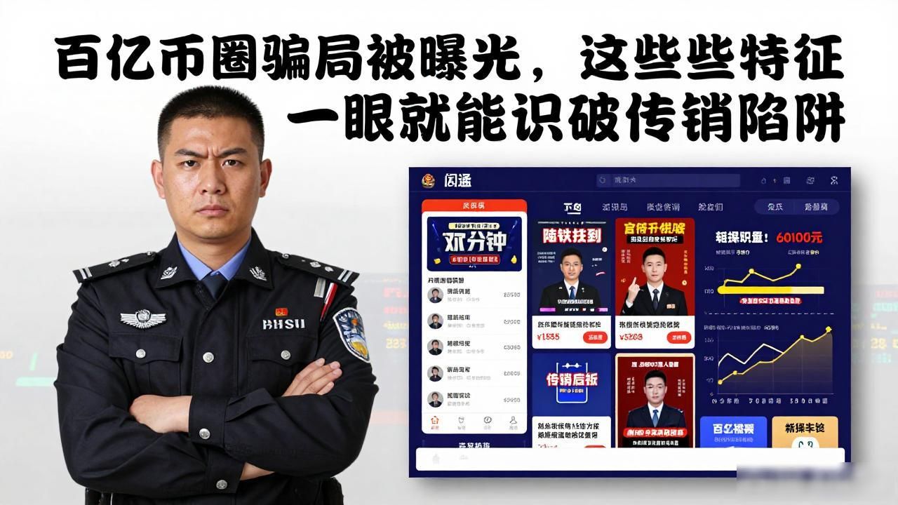 百亿币圈骗局被曝光，这些特征一眼就能识破传销陷阱