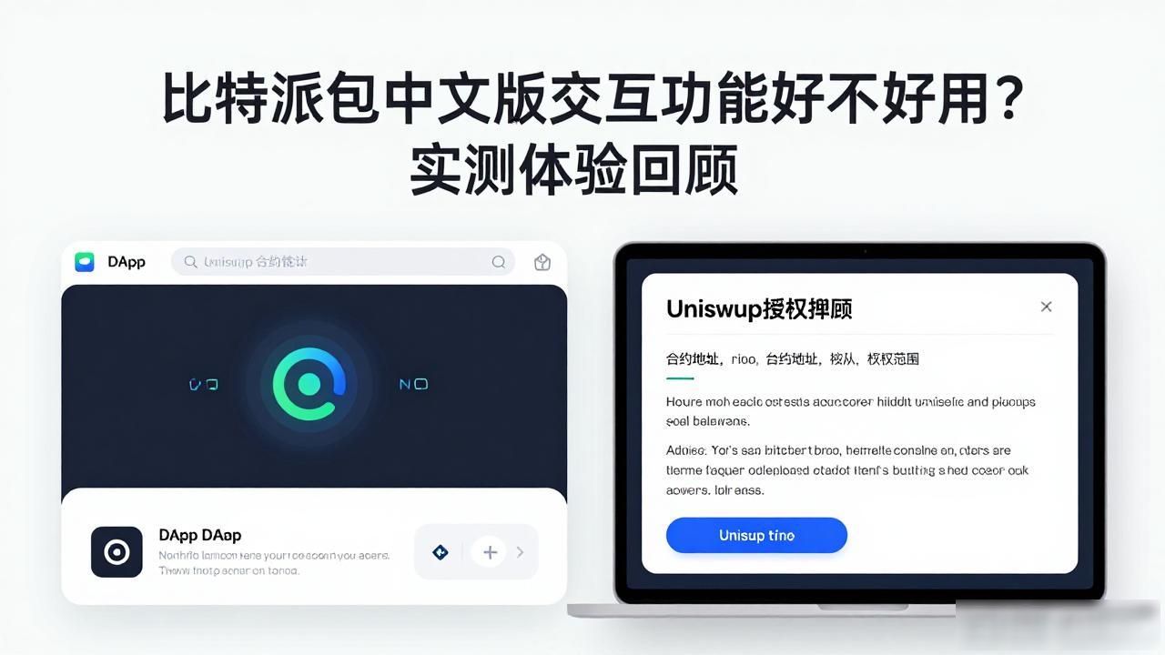 比特派钱包中文版交互功能好不好用？实测体验回顾