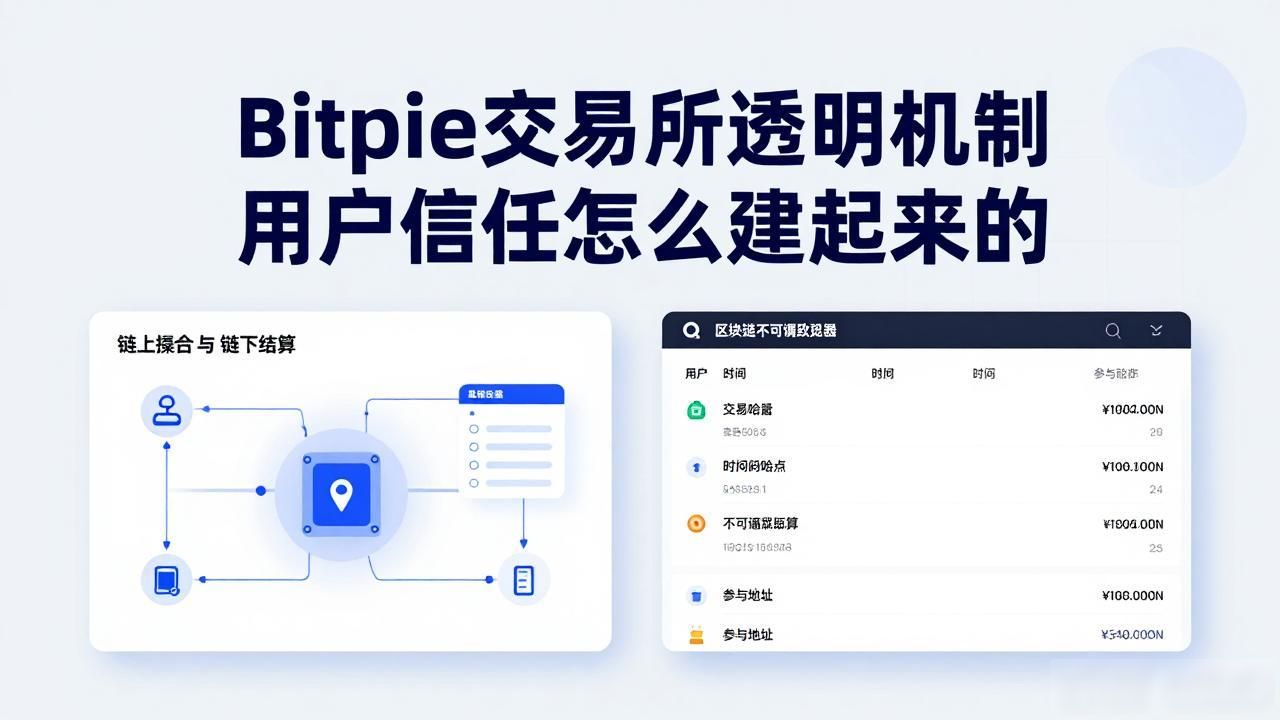 Bitpie交易所透明机制 用户信任怎么建起来的