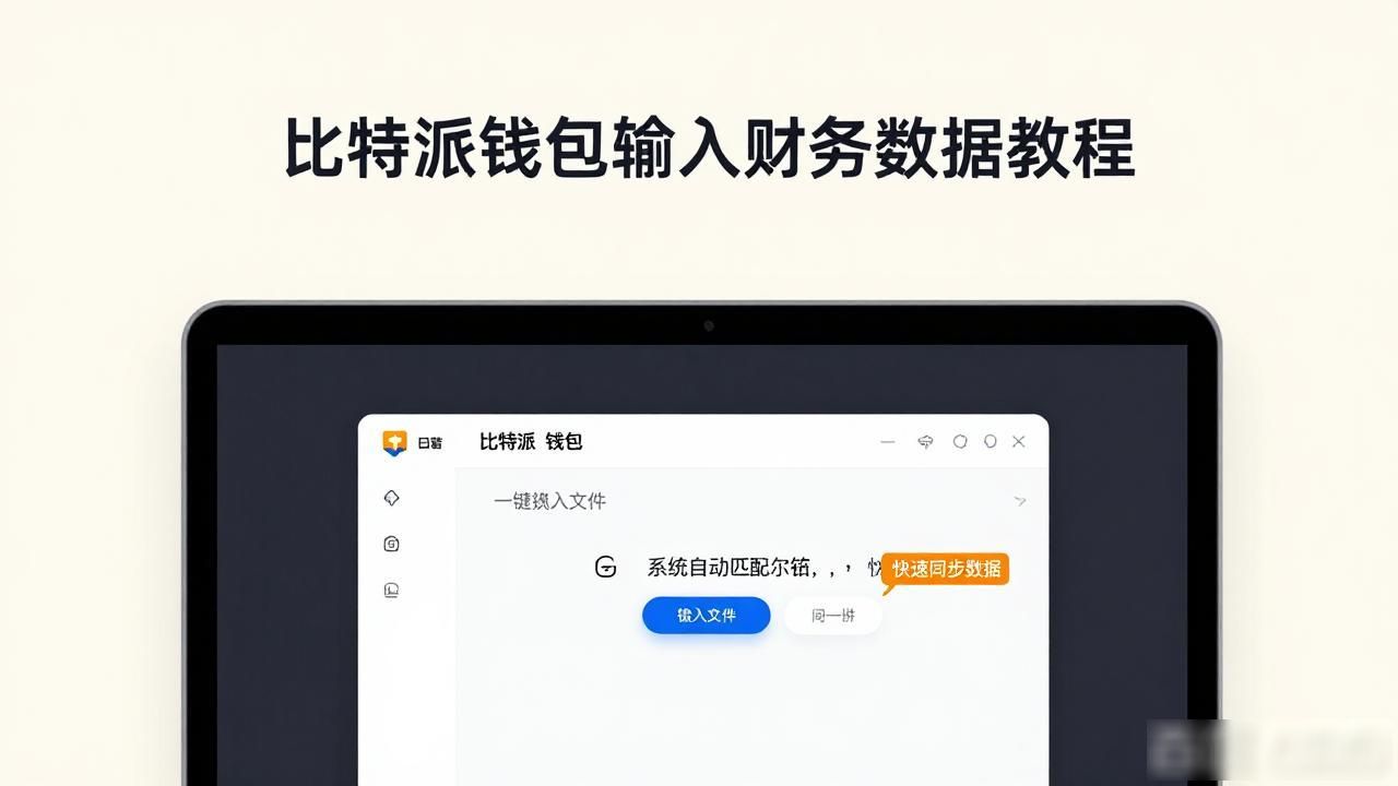 比特派钱包导入财务数据教程