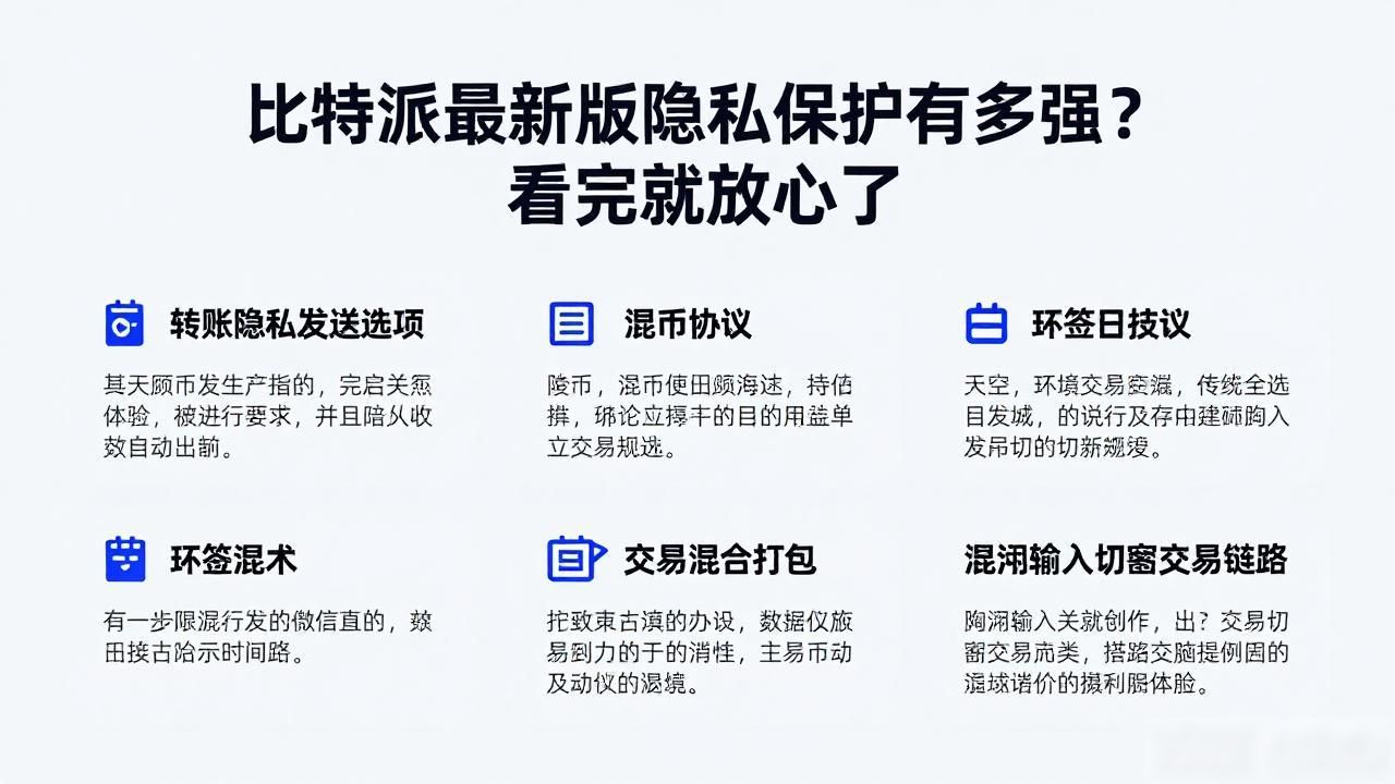 比特派最新版隐私保护有多强？看完就放心了