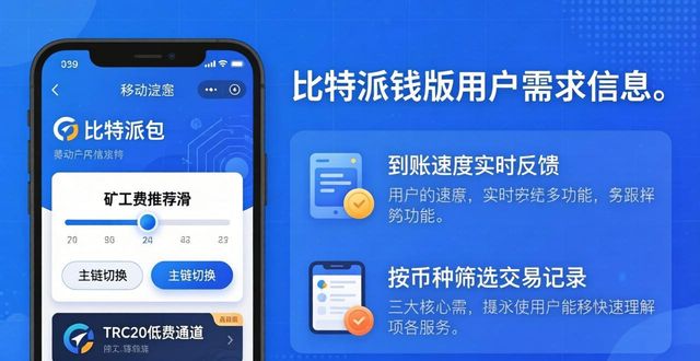 比特派钱包中文版用户最关心的三大需求