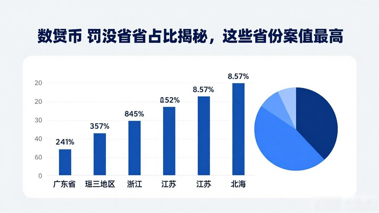 数字货币罚没各省占比揭秘，这些省份案值最高