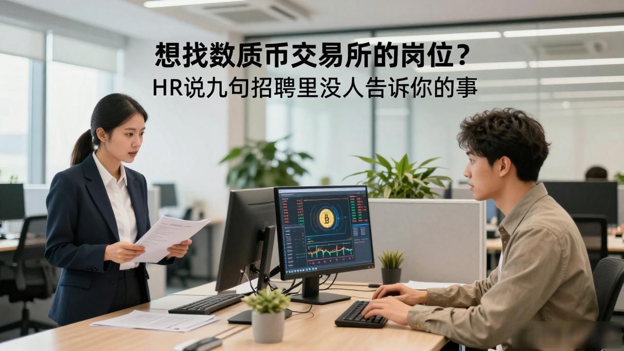 想找数字货币交易所的岗位？HR说几句招聘里没人告诉你的事