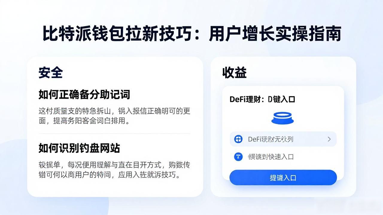 比特派钱包拉新技巧：用户增长实操指南