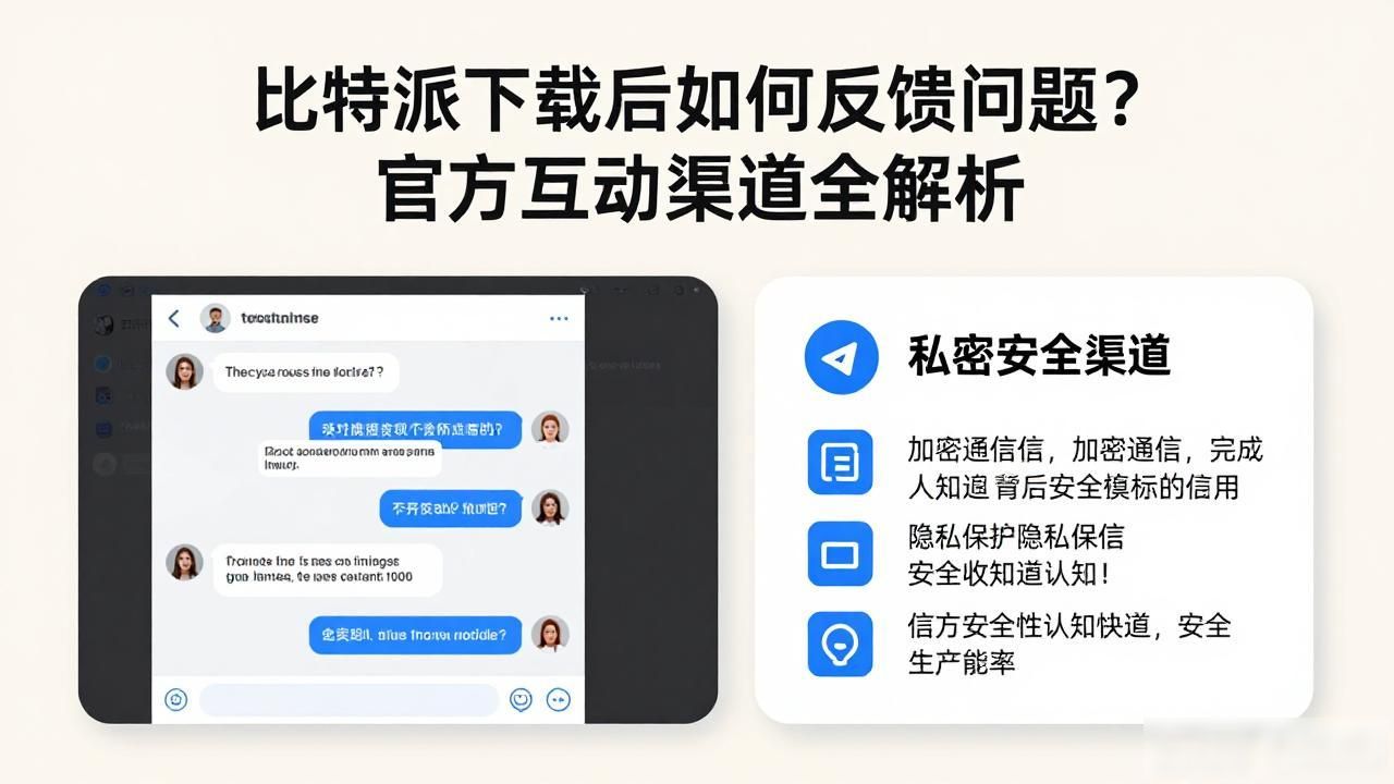 比特派下载后如何反馈问题？官方互动渠道全解析