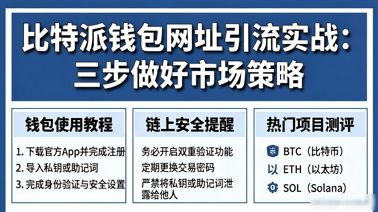 比特派钱包网址引流实战：三步做好市场策略