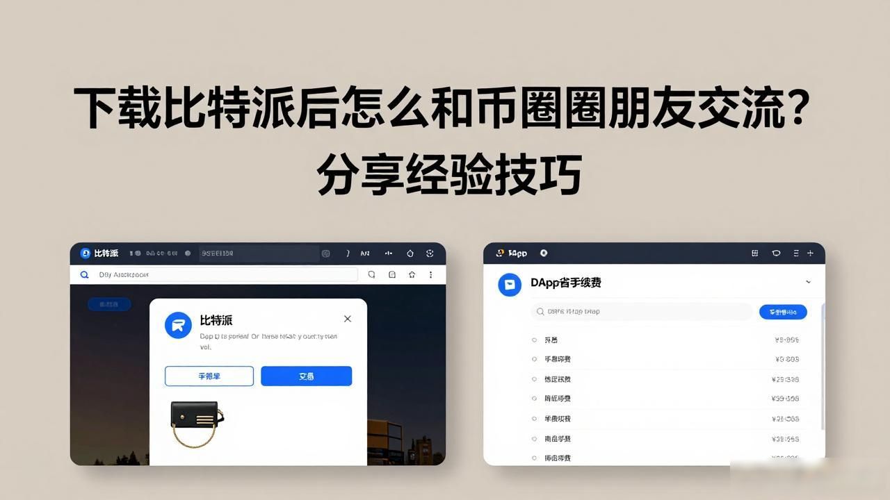 下载比特派后怎么和币圈朋友交流？分享经验技巧